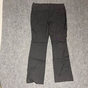 Apt. 9 Women's Black Flared Dress Pants Size 14 Stretch Formal